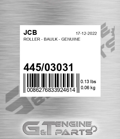 445/03031 Roller - Baulk - Genuine