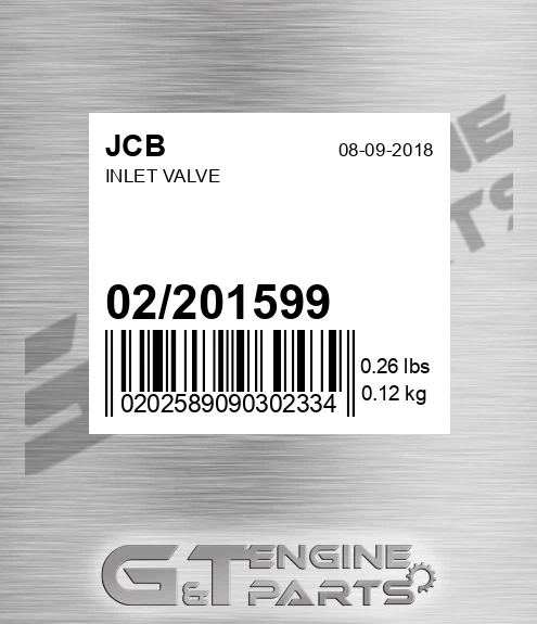 02/201599 Inlet Valve