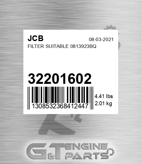 32/201602 Filter Suitable 0813923bq