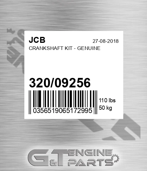 320/09256 Crankshaft Kit - Genuine