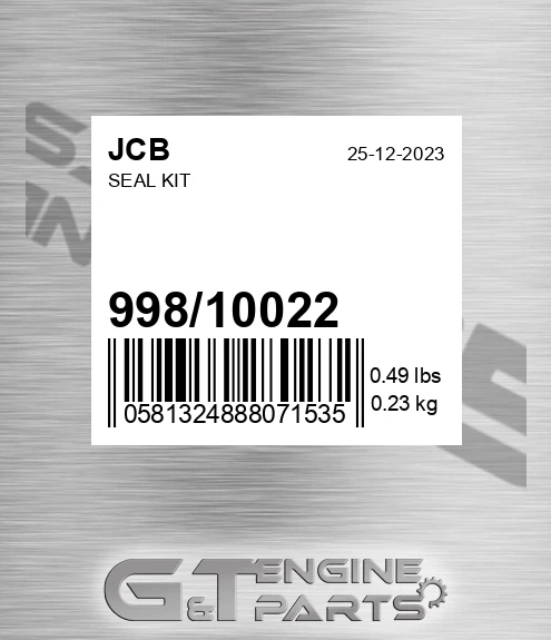 998/10022 Seal Kit