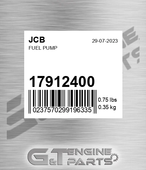 17/912400 Fuel Pump