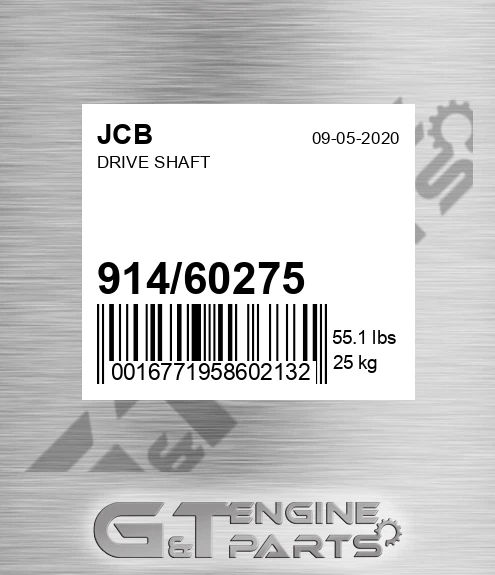 914/60275 Drive Shaft