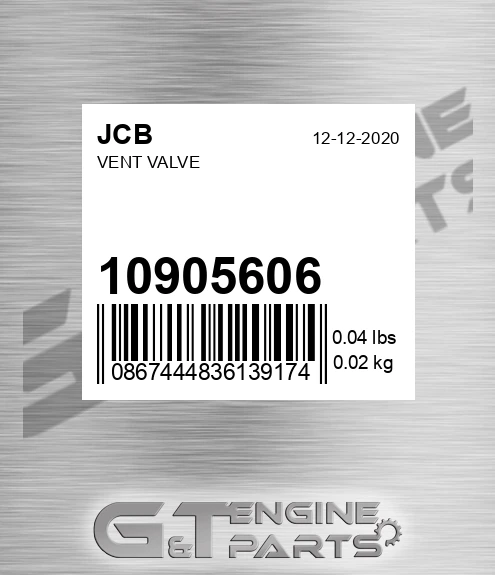 10/905606 Vent Valve