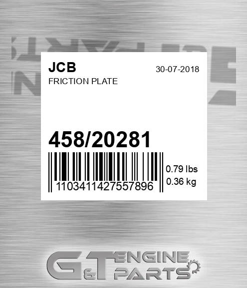 458/20281 Friction Plate