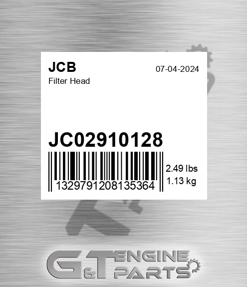 JC02-910128 Filter Head for JCB