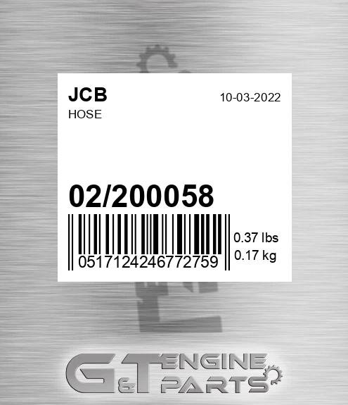 02/200058 Hose