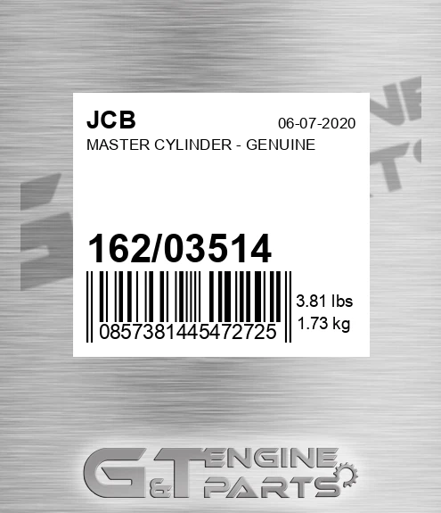 162/03514 Master Cylinder - Genuine