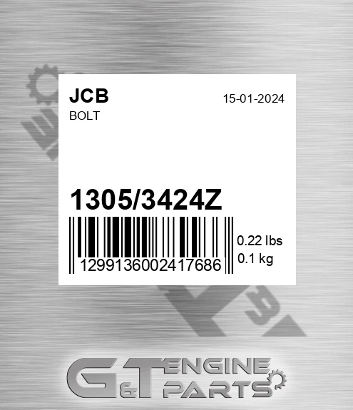 1305/3424Z Bolt