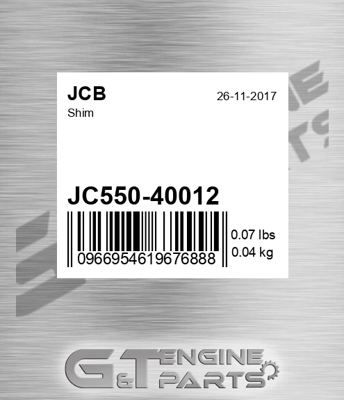 JC55040012 Shim