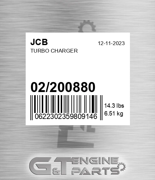 02/200880 Turbo Charger