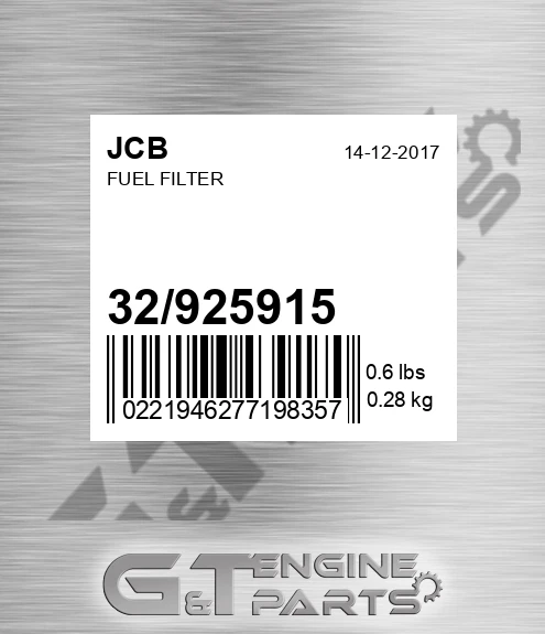 32/925915 Fuel Filter