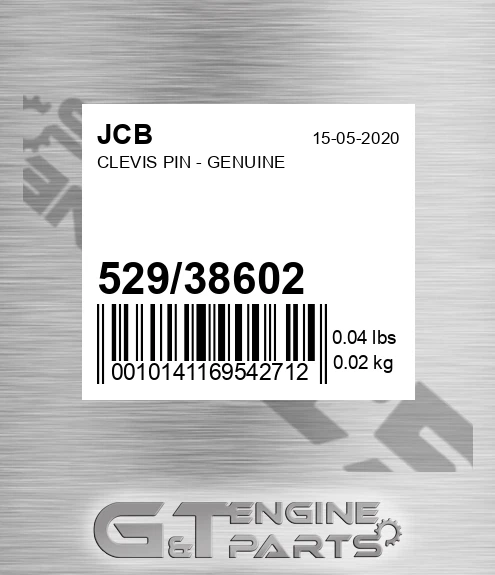 529/38602 Clevis Pin - Genuine