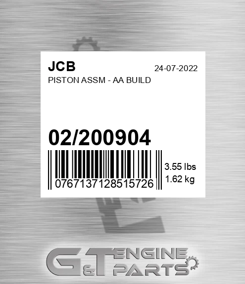02/200904 Piston Assm - Aa Build