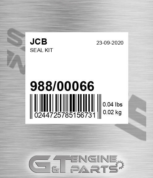 988/00066 Seal Kit