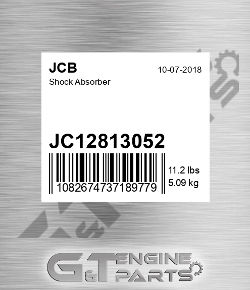 JC12813052 Shock Absorber for JCB