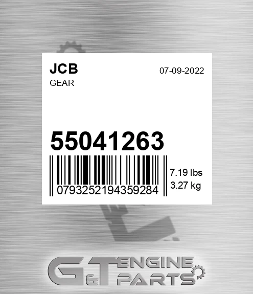 550/41263 Gear