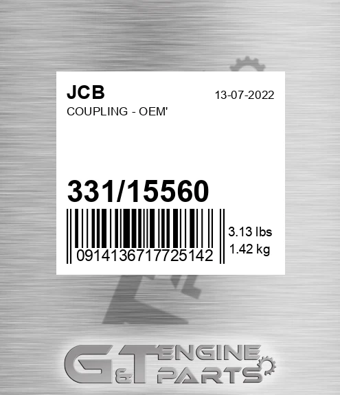 331/15560 Coupling - Oem'