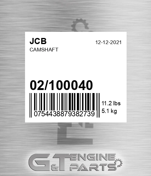 02/100040 Camshaft