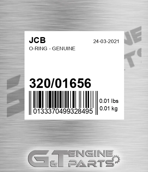 320/01656 O-ring - Genuine