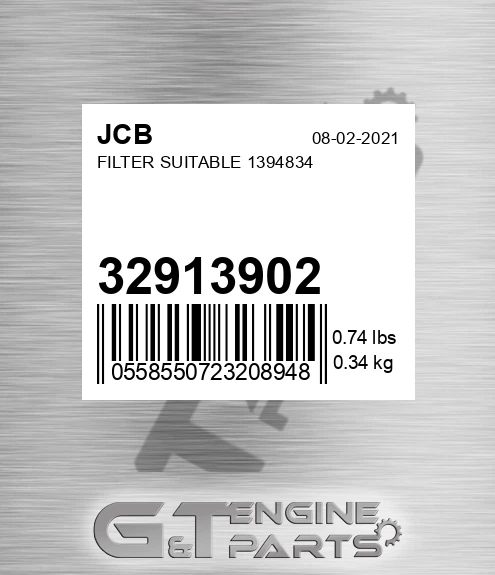 32913902 Filter Suitable 1394834