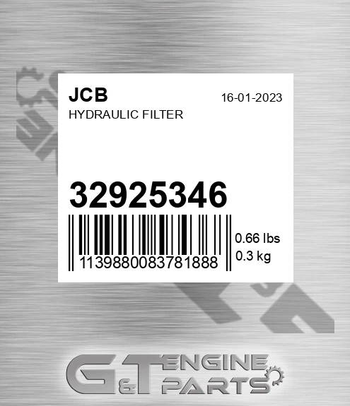32/925346 Hydraulic Filter