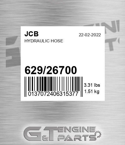 629/26700 Hydraulic Hose