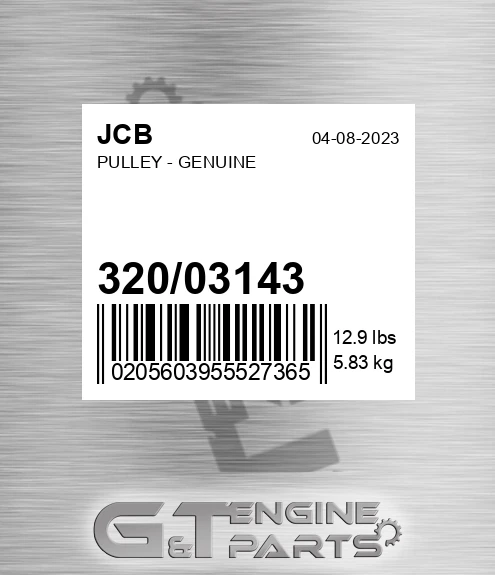 320/03143 Pulley - Genuine