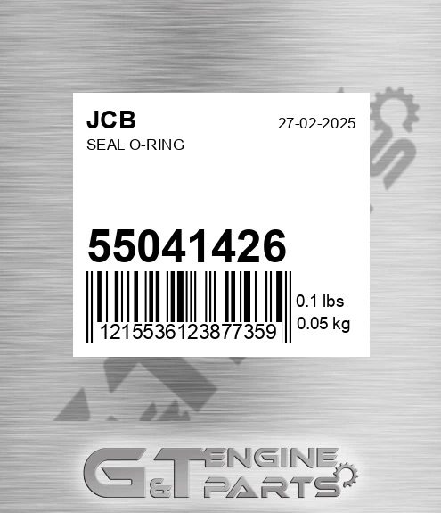 550/41426 Seal O-ring