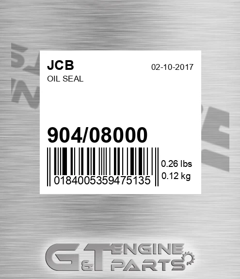 904/08000 Oil Seal