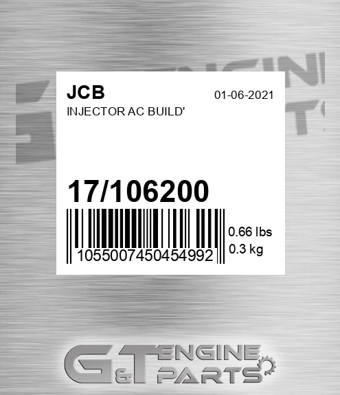 17/106200 Injector Ac Build'