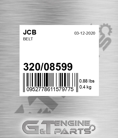 320/08599 Belt