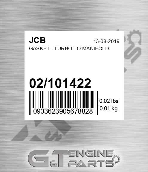 02/101422 Gasket - Turbo To Manifold