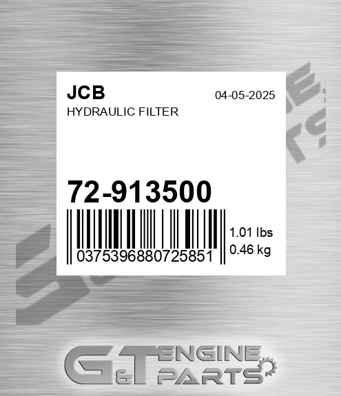 72/913500 Hydraulic Filter