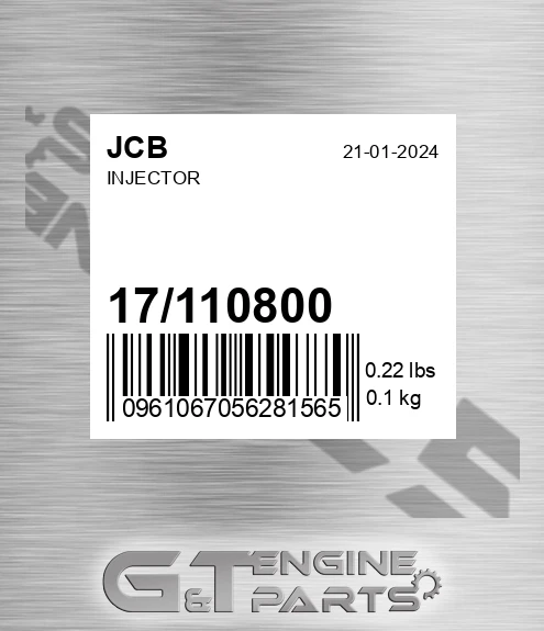 17/110800 Injector
