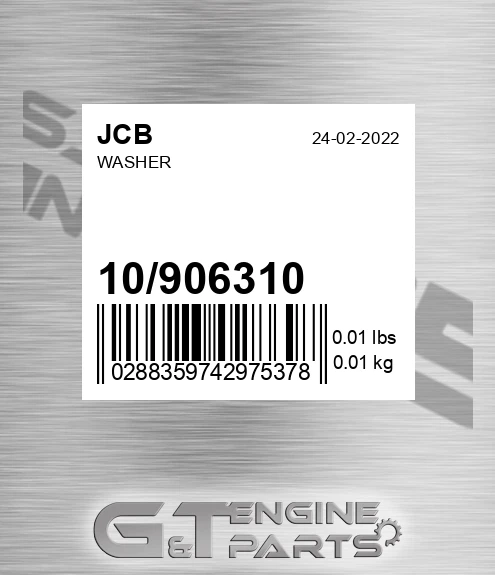 10/906310 Washer