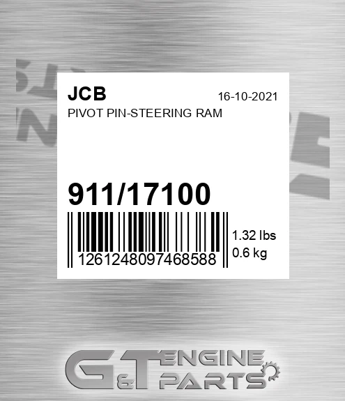 911/17100 Pivot Pin-steering Ram