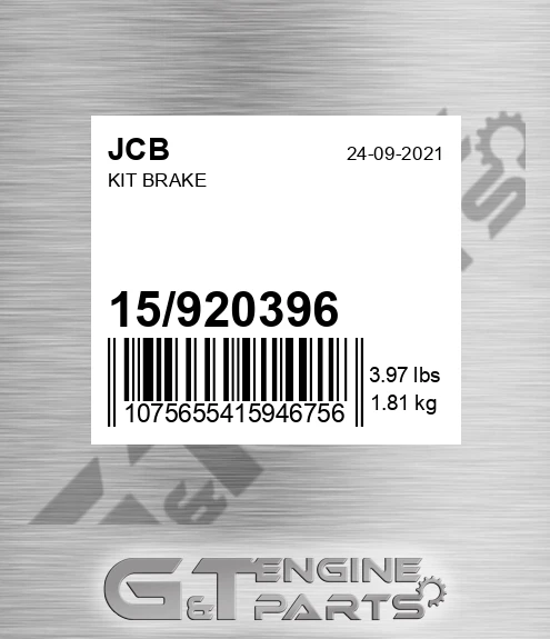 15/920396 Kit Brake