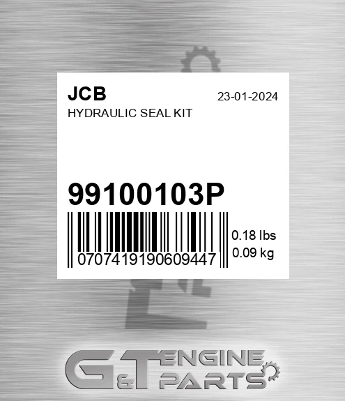 991/00103P Hydraulic Seal Kit