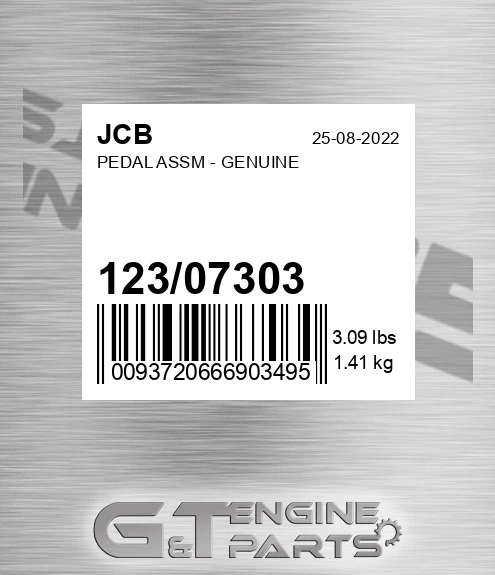123/07303 Pedal Assm - Genuine