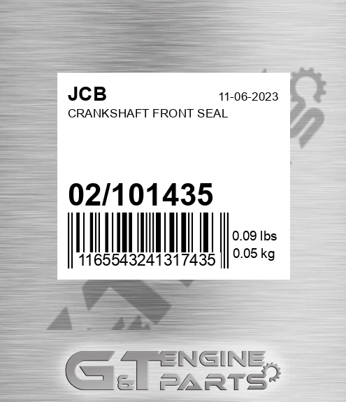 02/101435 Crankshaft Front Seal