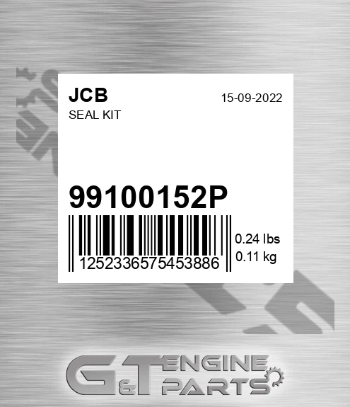 991/00152P Seal Kit