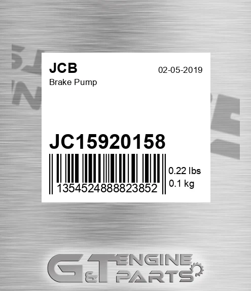 JC15-920158 Brake Pump