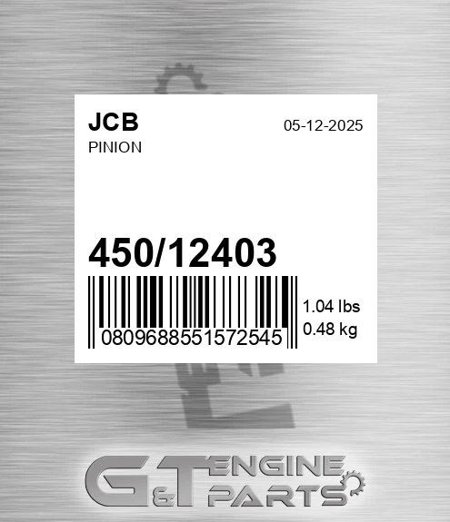 450/12403 Pinion