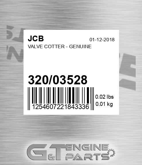 320/03528 Valve Cotter - Genuine