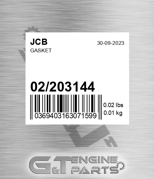 02/203144 Gasket