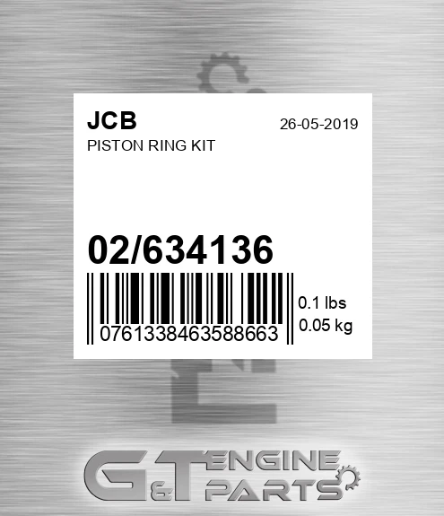 02/634136 Piston Ring Kit