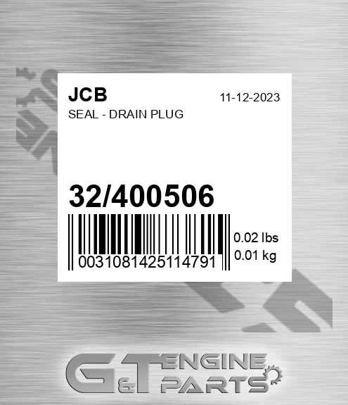 32/400506 Seal - Drain Plug