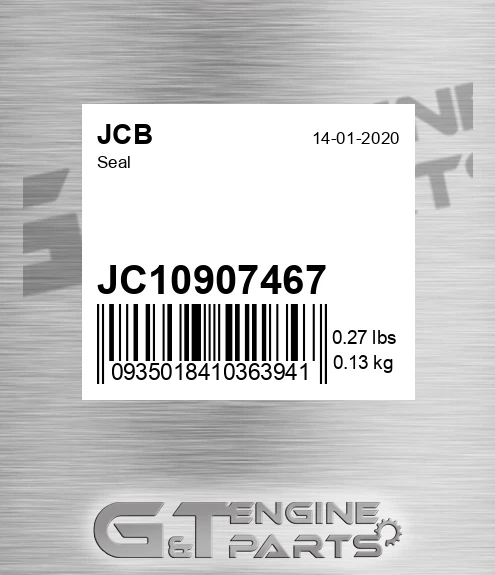 JC10/907467 Seal