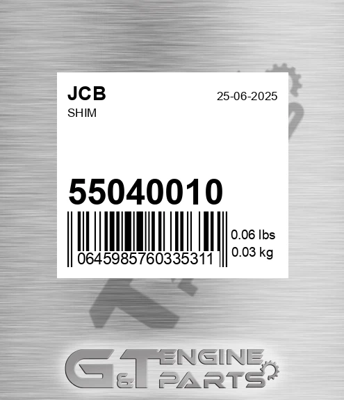 550/40010 Shim